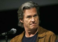 Jeff Bridges durante el panel de "Tron Legacy" en el Comic-Con
